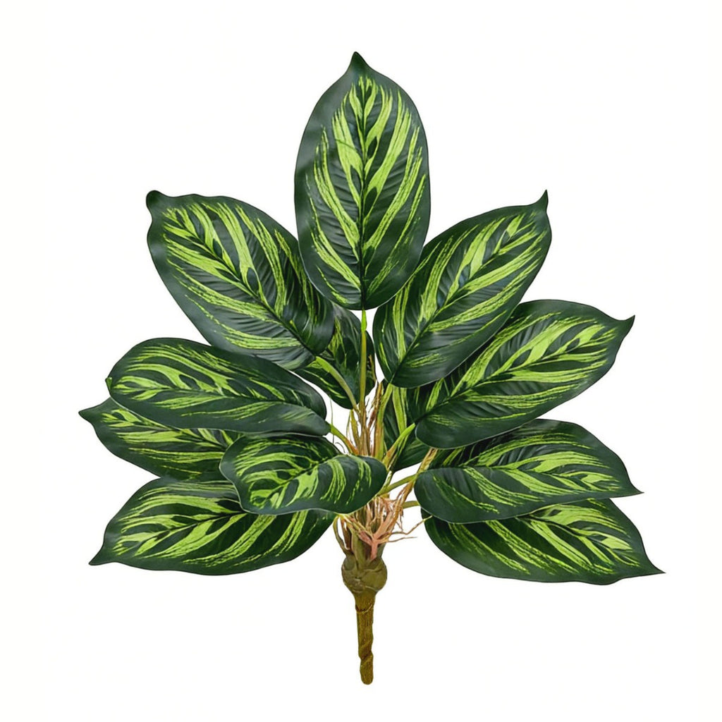 Plante artificielle de Ravenale, 43 cm, 12 feuilles, décoration intérieure et extérieure