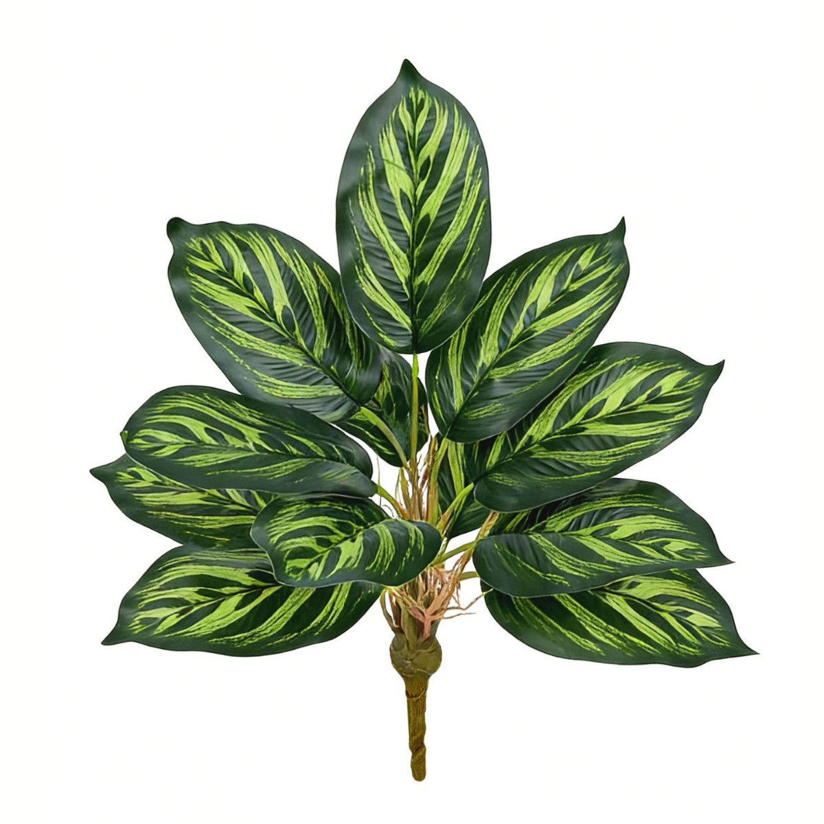 Plante artificielle de Ravenale, 43 cm, 12 feuilles, décoration intérieure et extérieure