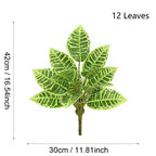 Plante Artificielle Croton, 40 cm, Plastique, Décoration Intérieure, Mariage, Bureau