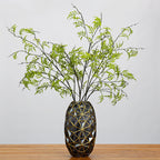 Plante Artificielle Feuillage Persan, Tige Unique de 116 cm, Décoration Intérieure Élégante