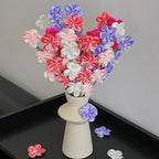 Bouquet de fleurs artificielles en polyester, fleurs de prunier, 30 cm, 10 tiges, décor d'intérieur
