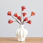 Fleur séchée Protea Cynaroides à tige unique, 44 cm, décoration intérieure élégante