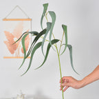 Bouquet de fleurs artificielles avec eucalyptus et fougère, 68 cm, pour mariage et décoration intérieure
