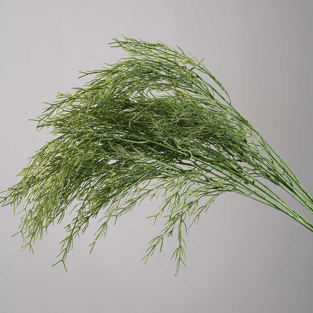 Feuille artificielle de jonc, 100 cm, vert clair, décoration intérieure, mariage, événements