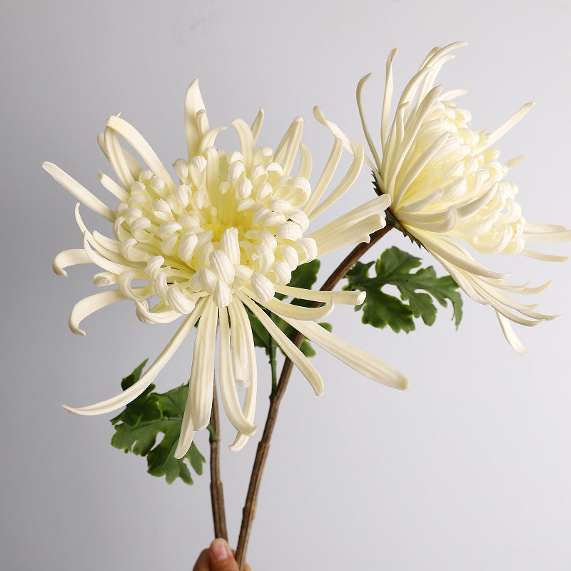 Fleur artificielle en PU, chrysanthème à une tige, 72 cm de hauteur, idéale pour mariages et décoration intérieure