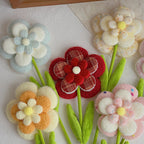 Fleurs artificielles en velours, 10 tiges de fleurs sauvages, 38 cm, décoration intérieure, mariage, événements
