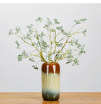 Branche de baies artificielles, 9 baies rouges et houx, décoration intérieure élégante, 70 cm
