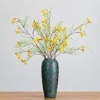 Branche de faux Coriaria avec feuilles et fruits, décoration florale pour intérieur, 98 cm