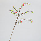 Branche artificielle de baies décoratives, 100 cm, 17 fruits, pour mariage, intérieur, vitrine