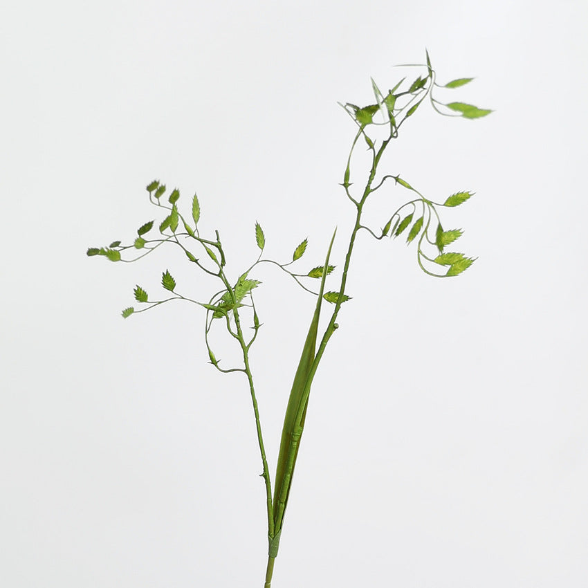 Plante Artificielle Feuillage 2 Branches de Petit Panicaut, 80 cm, Décoration Intérieure et Événementielle