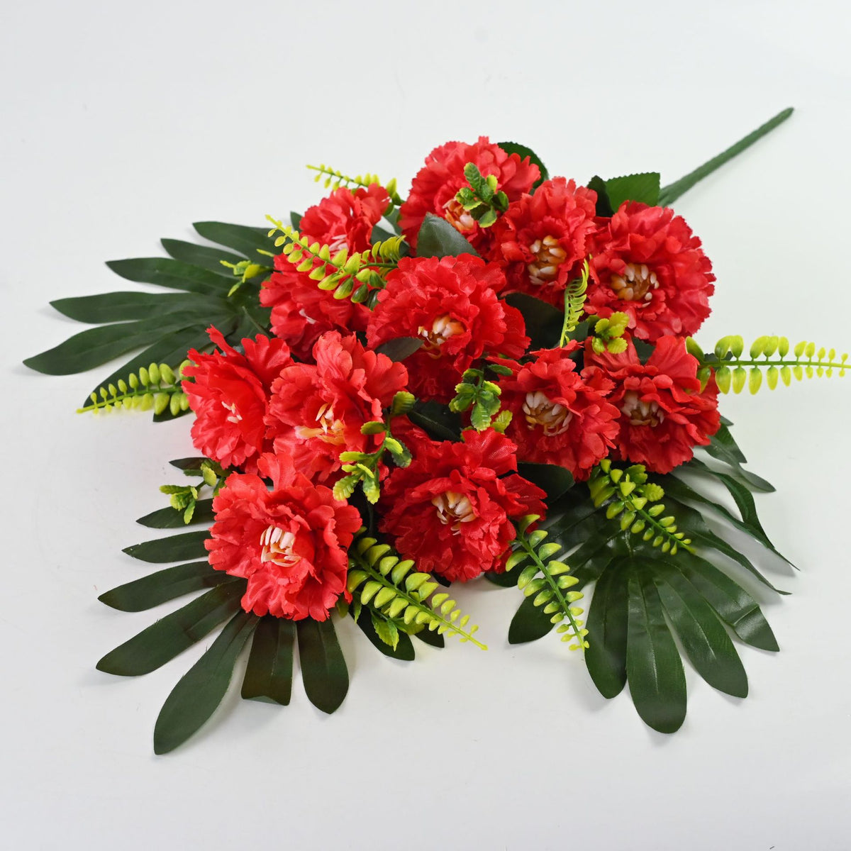 Bouquet de 12 pivoines en soie artificielle, 52 cm, décoration intérieure pour mariage, maison ou hôtel