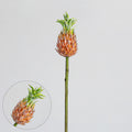 Plante artificielle tropicale, tête d'ananas, tige courte de 30 cm, décor élégant pour maison, mariage ou commerce