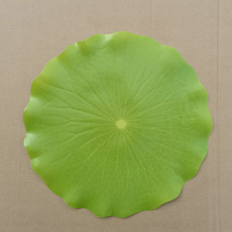 Feuille de lotus artificielle, décoration intérieure et extérieure, 40 cm, plastique, style campagne