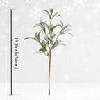 Branche d'olivier artificielle, décoration de Noël, mariage, fêtes, 34 cm, plastique, style nordique, ins