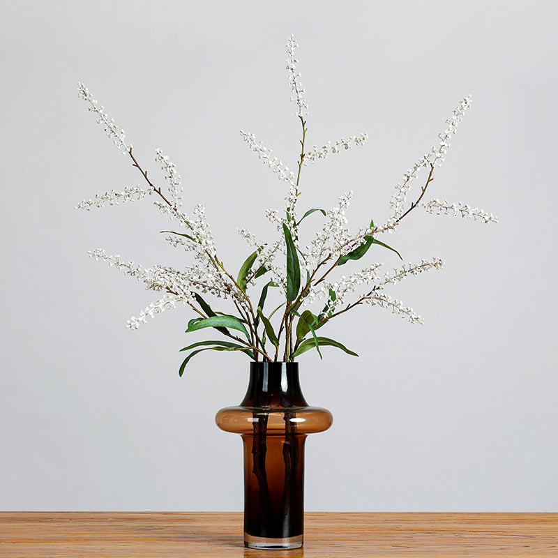 Branche artificielle sel et poivre, 110 cm, décoration intérieure élégante, mariage et événements