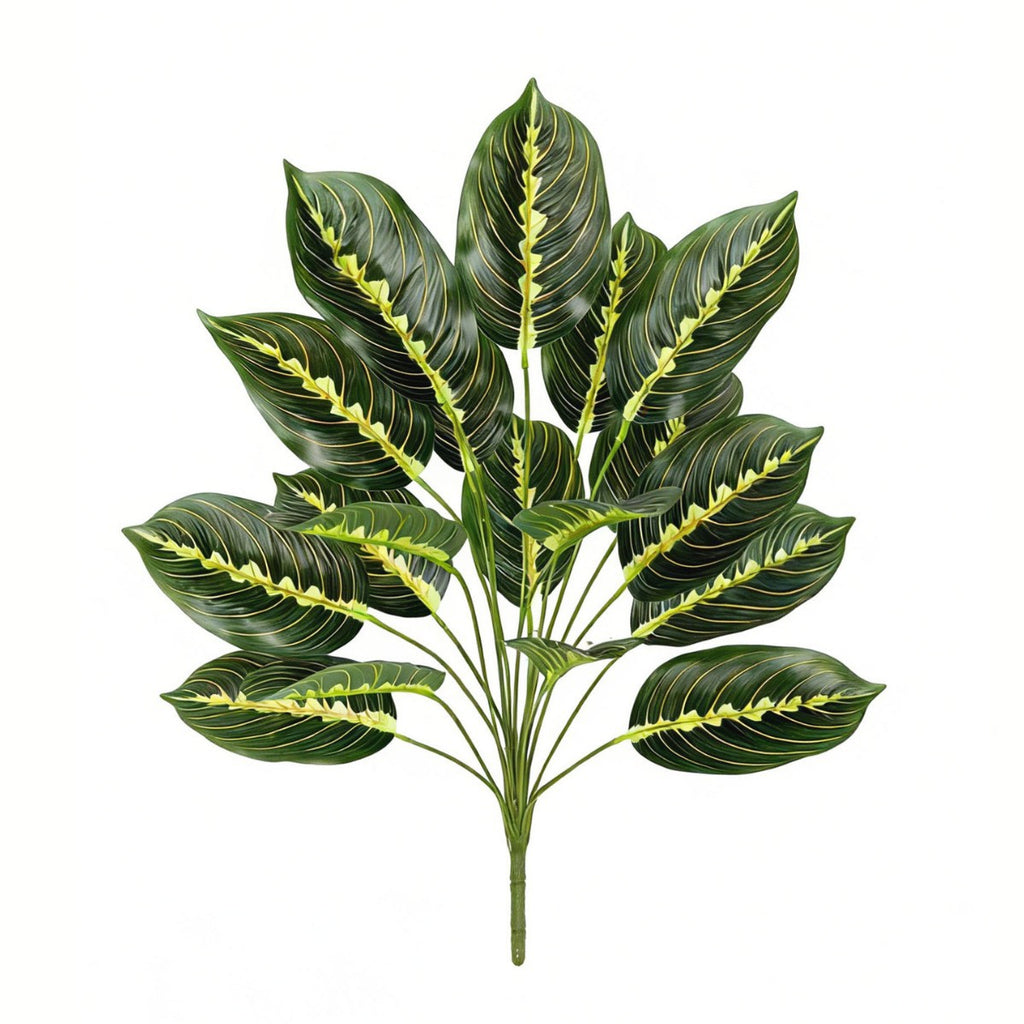 Plante artificielle Maranta, 43 cm, décoration intérieure élégante pour maison, bureau ou événements