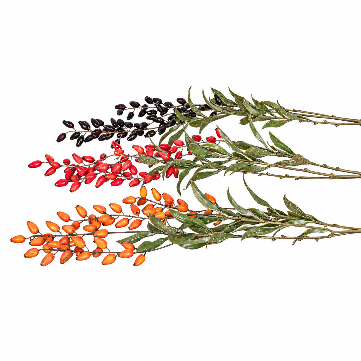 Plante Artificielle de Baies de Goji, 85 cm, Décoration Élégante pour Maison, Mariage ou Espace Commercial