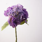 Hortensia artificiel de 50 cm, touche poétique pour déco d'intérieur, mariages et espaces commerciaux