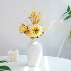 Bouquet de Pivoines en Soie Artificielle, 32 cm, 3 Fleurs, Décoration Intérieure