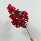 Fleur artificielle en polyester teinté, branche de pommier du Japon (74 cm), décoration intérieure élégante, mariage, maison, café