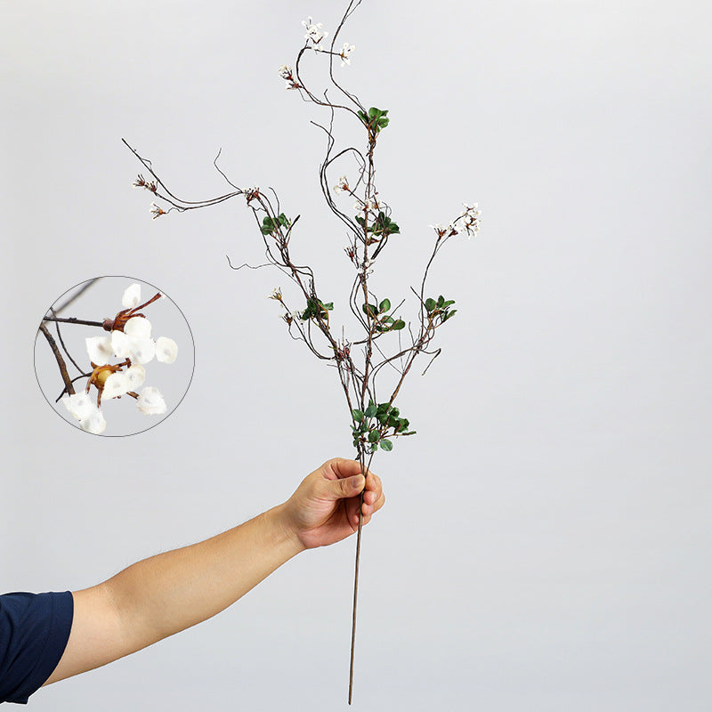 Plante Artificielle Gypsophile, Tige Unique avec 18 Fleurs, 85 cm, Tissu Polyester, Décoration Intérieure
