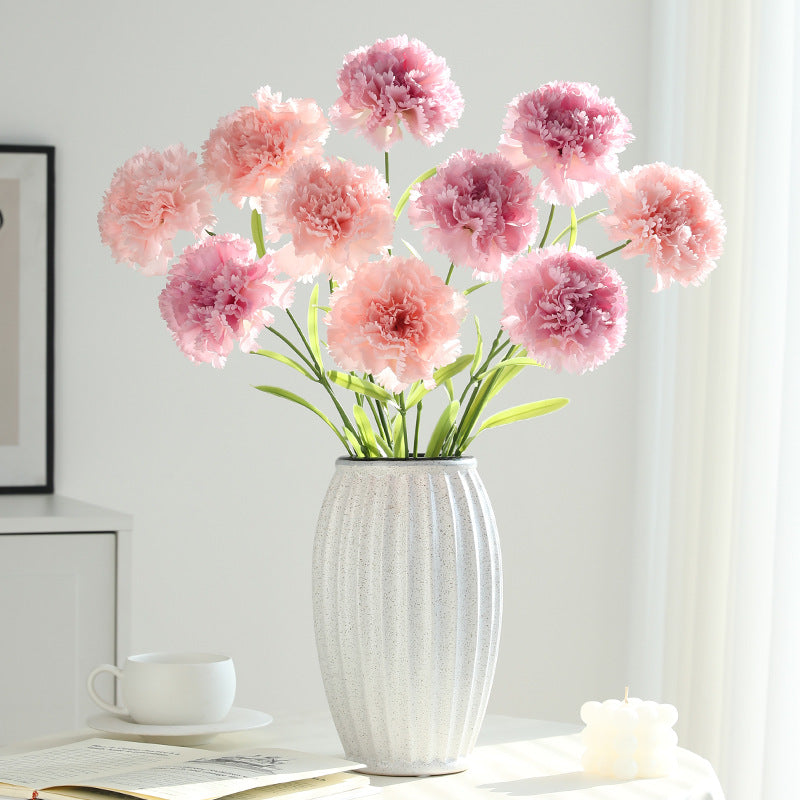 Oeillet artificiel 63cm - Réaliste et élégant - Idéal pour mariage et décoration intérieure