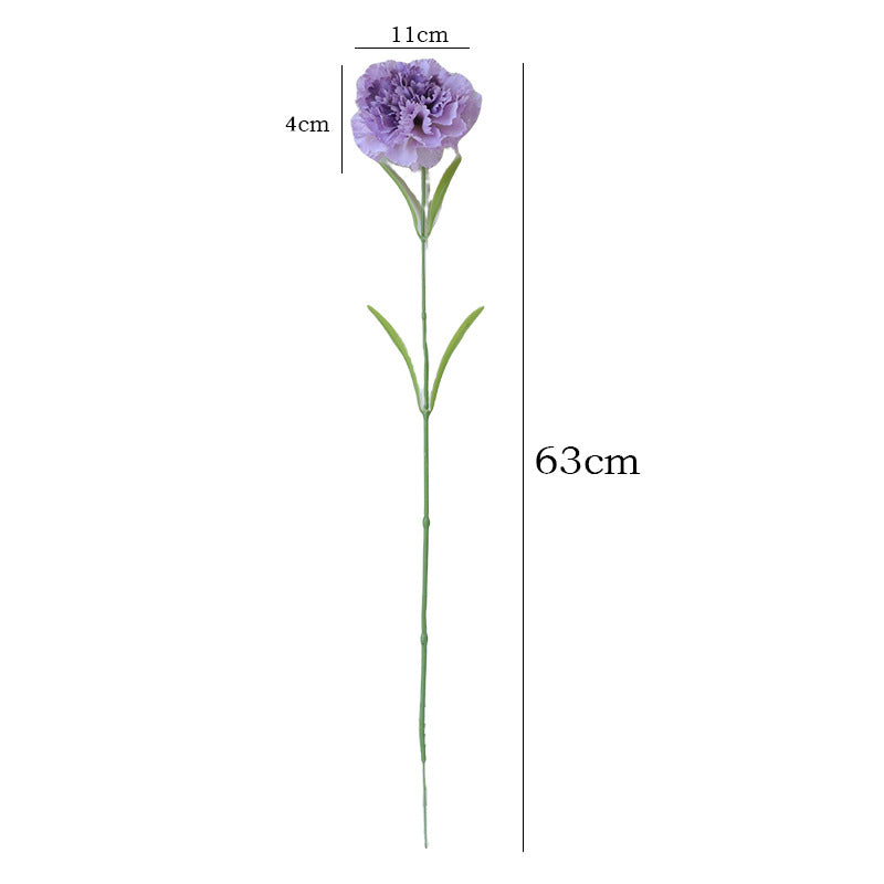 Oeillet artificiel 63cm - Réaliste et élégant - Idéal pour mariage et décoration intérieure