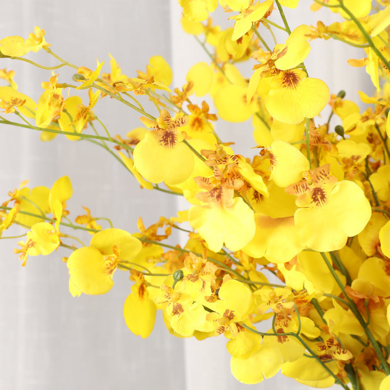 92cm Orchidées artificielles - Orchidées dansantes en soie à longues tiges
