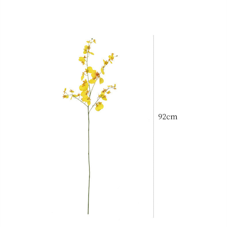 92cm Orchidées artificielles - Orchidées dansantes en soie à longues tiges