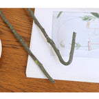 67cm Bourgeons de magnolia artificiels Real Touch Tige