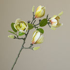 67cm Bourgeons de magnolia artificiels Real Touch Tige