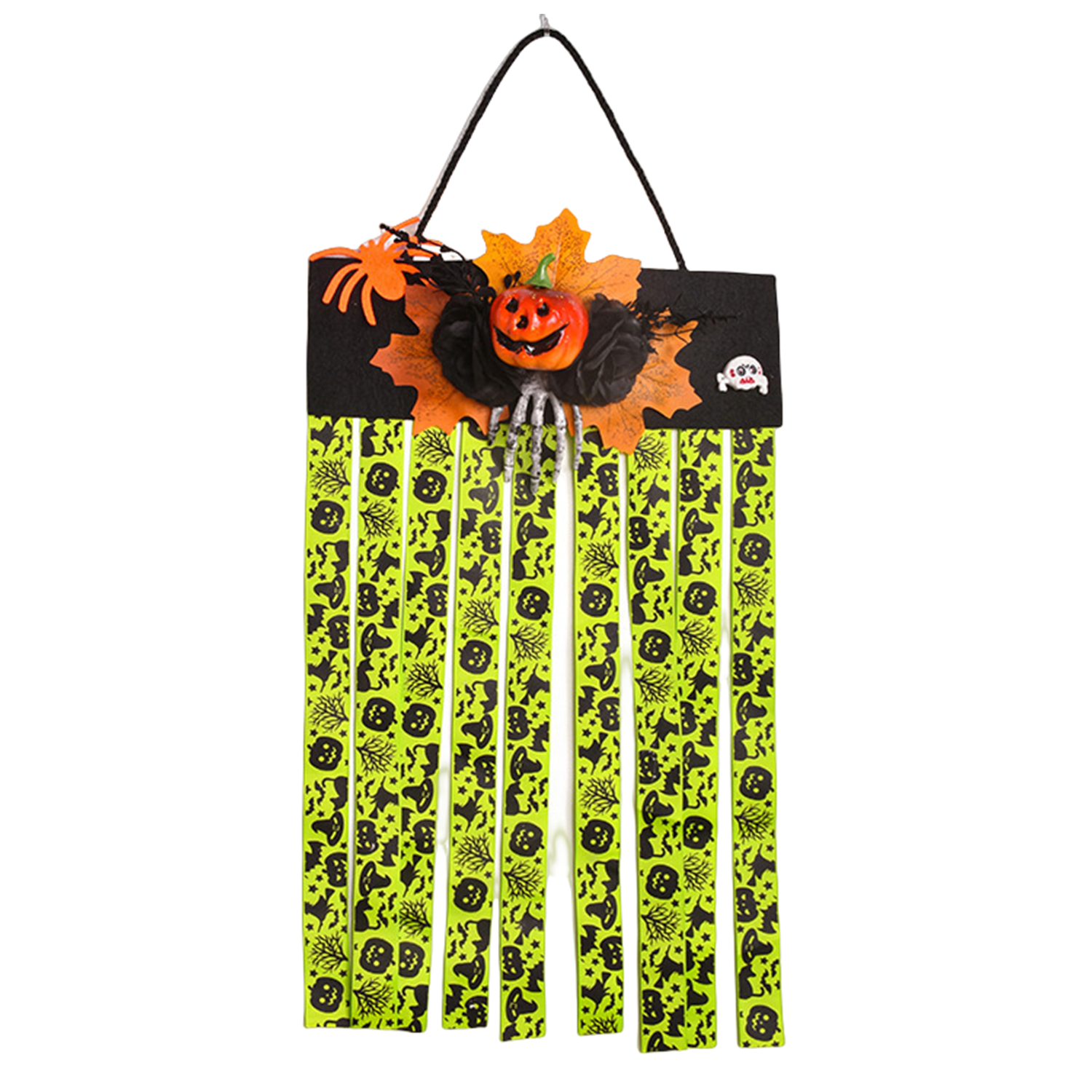 Pendentifs de décoration d'Halloween pendentifs à citrouille, pendentifs à araignée et pendentifs à tête de mort
