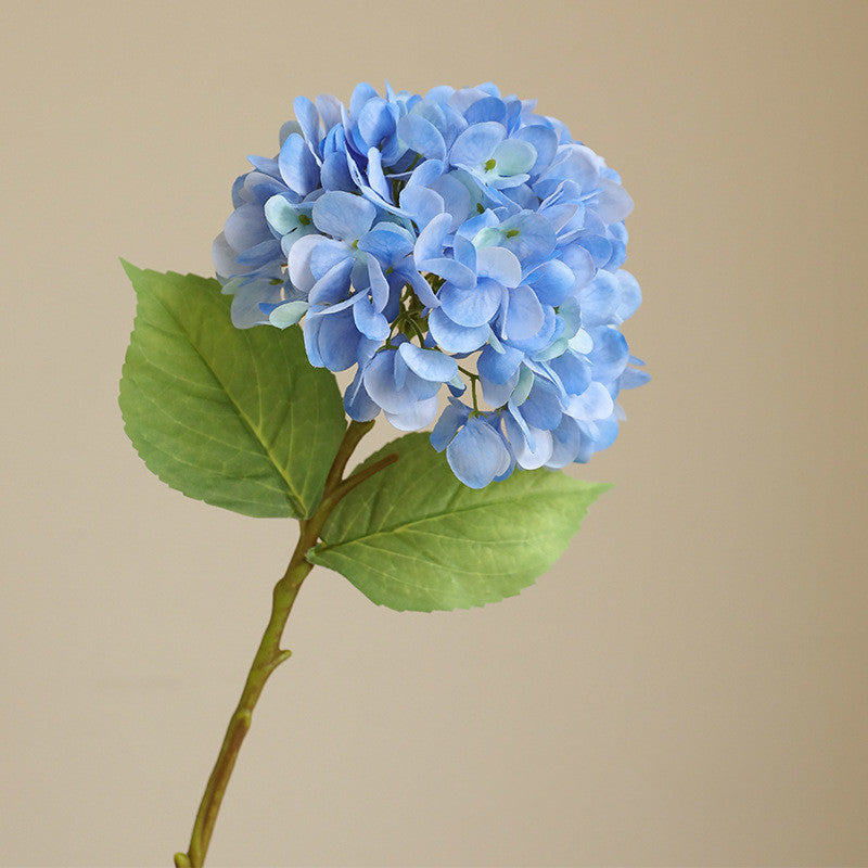 45 cm Hortensia artificiel simple en tissu de soie Pour décoration intérieure, bouquets de mariage et centres de table
