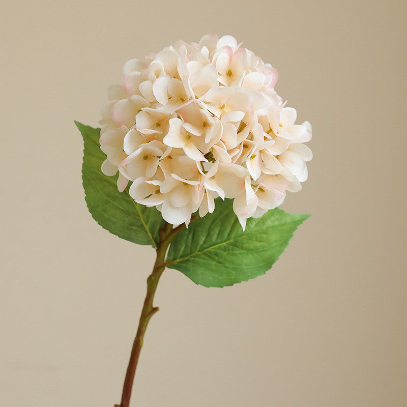 45 cm Hortensia artificiel simple en tissu de soie Pour décoration intérieure, bouquets de mariage et centres de table