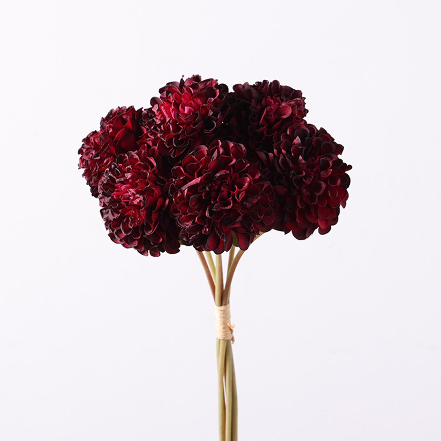 Bouquet de Chrysanthèmes Artificiels 40 cm, Fleurs en Soie de Qualité, Style Champêtre et Vintage, Décoration Maison, Mariage, Vente en Gros