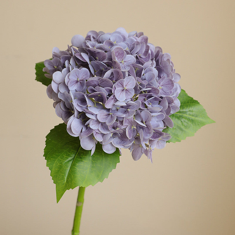 51 cm Hortensias artificiels à toucher réaliste avec tiges – Pour décoration intérieure, bouquets de mariage, centres de table et vases