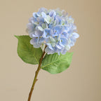 45 cm Hortensia artificiel simple en tissu de soie Pour décoration intérieure, bouquets de mariage et centres de table