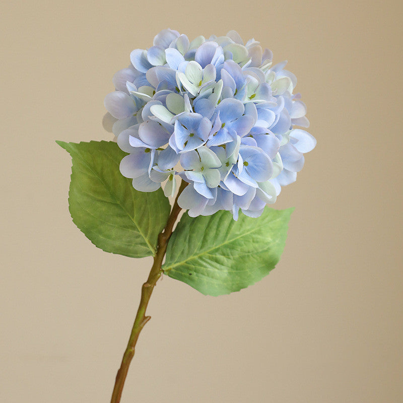 45 cm Hortensia artificiel simple en tissu de soie Pour décoration intérieure, bouquets de mariage et centres de table