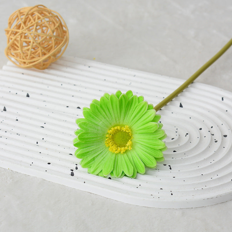 30 cm Gérbera artificielle - Fleur artificielle à texture PU tactile