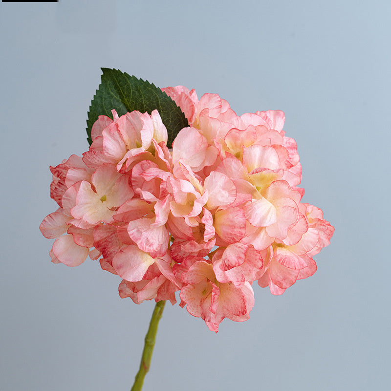 Hortensias Artificiels Vintage 35 cm, Lot de Fleurs d'Automne-Hiver Effet Séché, pour Décoration d'Intérieur, Cheminée, Bouquet, Ambiance Chaleureuse
