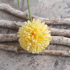 Tige de Chrysanthème Artificiel 30 cm, Fleur d'Automne en Soie Aspect Naturel pour Bouquet, Déco Rétro, Mariage, Toussaint, Vente en Gros