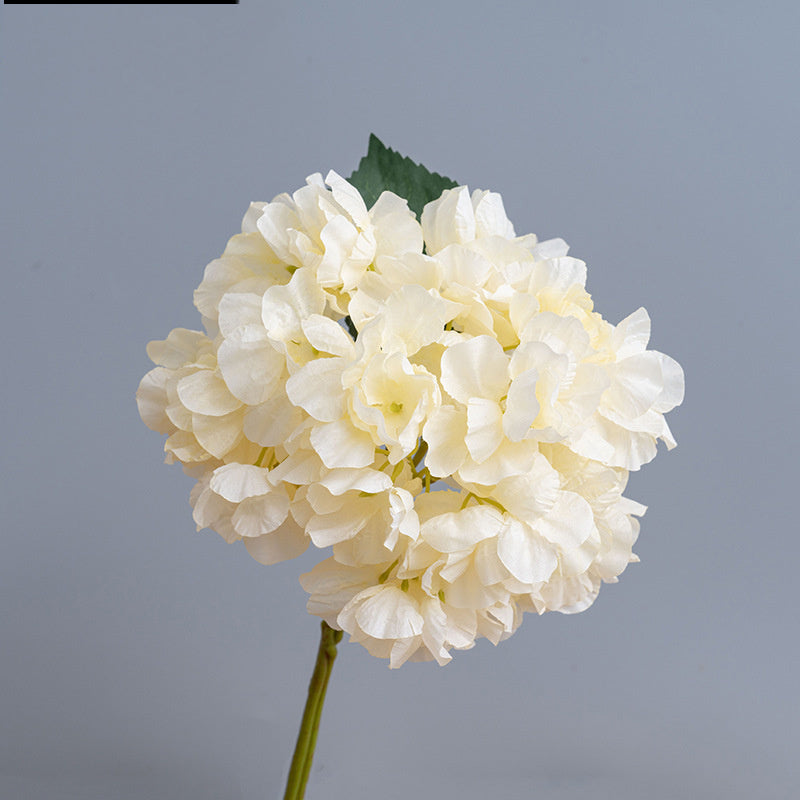 Hortensias Artificiels Vintage 35 cm, Lot de Fleurs d'Automne-Hiver Effet Séché, pour Décoration d'Intérieur, Cheminée, Bouquet, Ambiance Chaleureuse