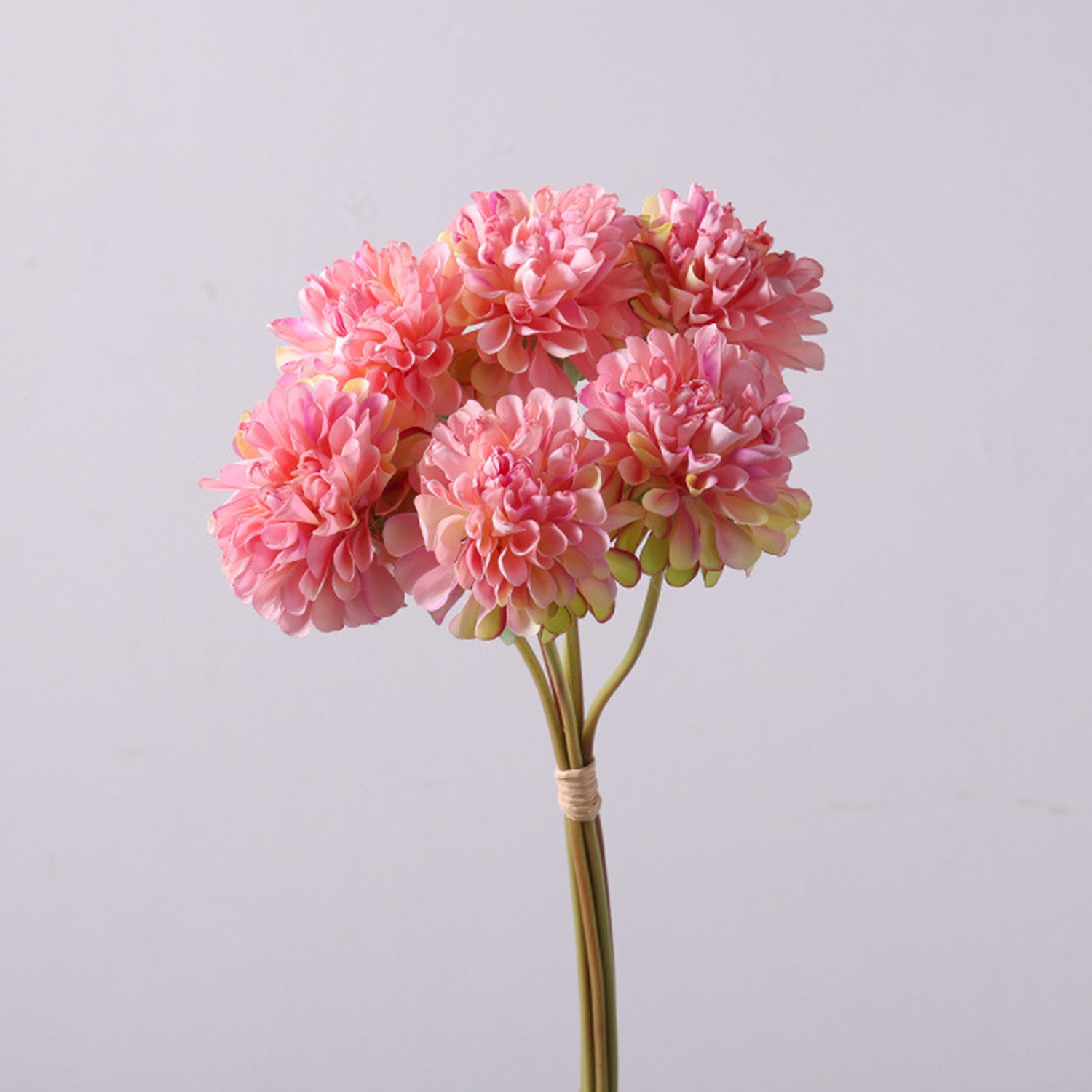 Bouquet de Chrysanthèmes Artificiels 40 cm, Fleurs en Soie de Qualité, Style Champêtre et Vintage, Décoration Maison, Mariage, Vente en Gros