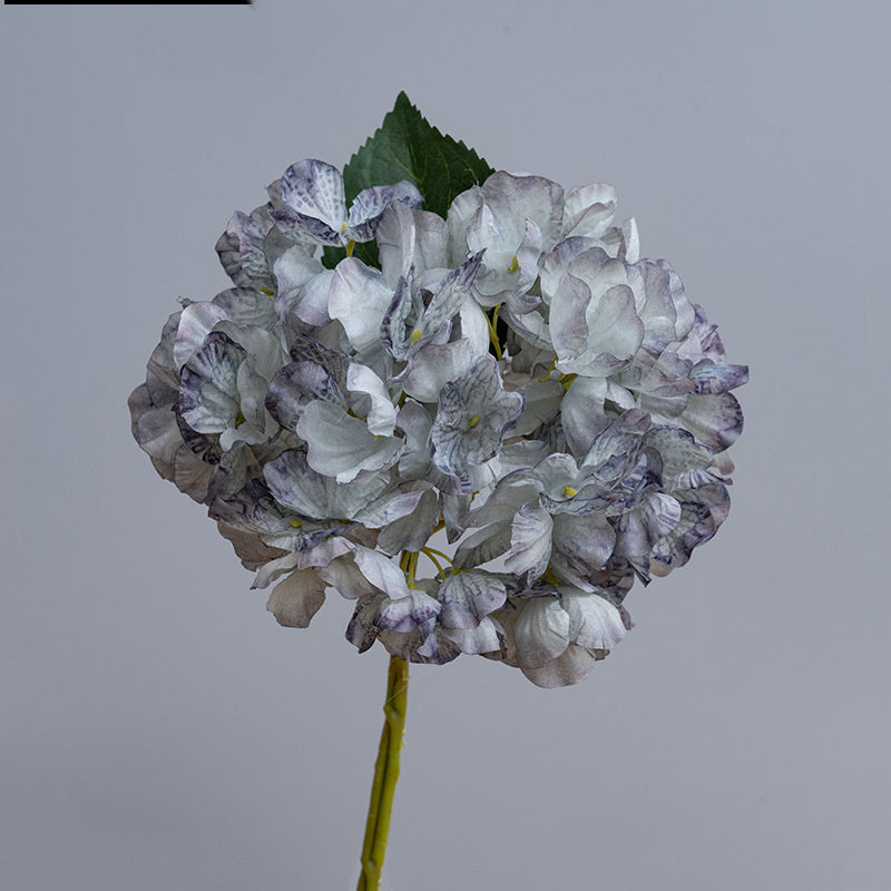 Hortensias Artificiels Vintage 35 cm, Lot de Fleurs d'Automne-Hiver Effet Séché, pour Décoration d'Intérieur, Cheminée, Bouquet, Ambiance Chaleureuse