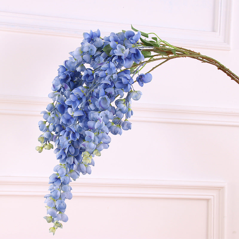 4 Branches de Glycine Artificielle Longue 109 cm – Fleurs Suspendues Haut de Gamme – Ambiance Bohème Chic pour Mariage et Réception – Prix Grossiste