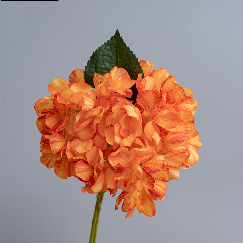 Hortensias Artificiels Vintage 35 cm, Lot de Fleurs d'Automne-Hiver Effet Séché, pour Décoration d'Intérieur, Cheminée, Bouquet, Ambiance Chaleureuse