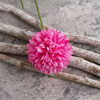 Tige de Chrysanthème Artificiel 30 cm, Fleur d'Automne en Soie Aspect Naturel pour Bouquet, Déco Rétro, Mariage, Toussaint, Vente en Gros