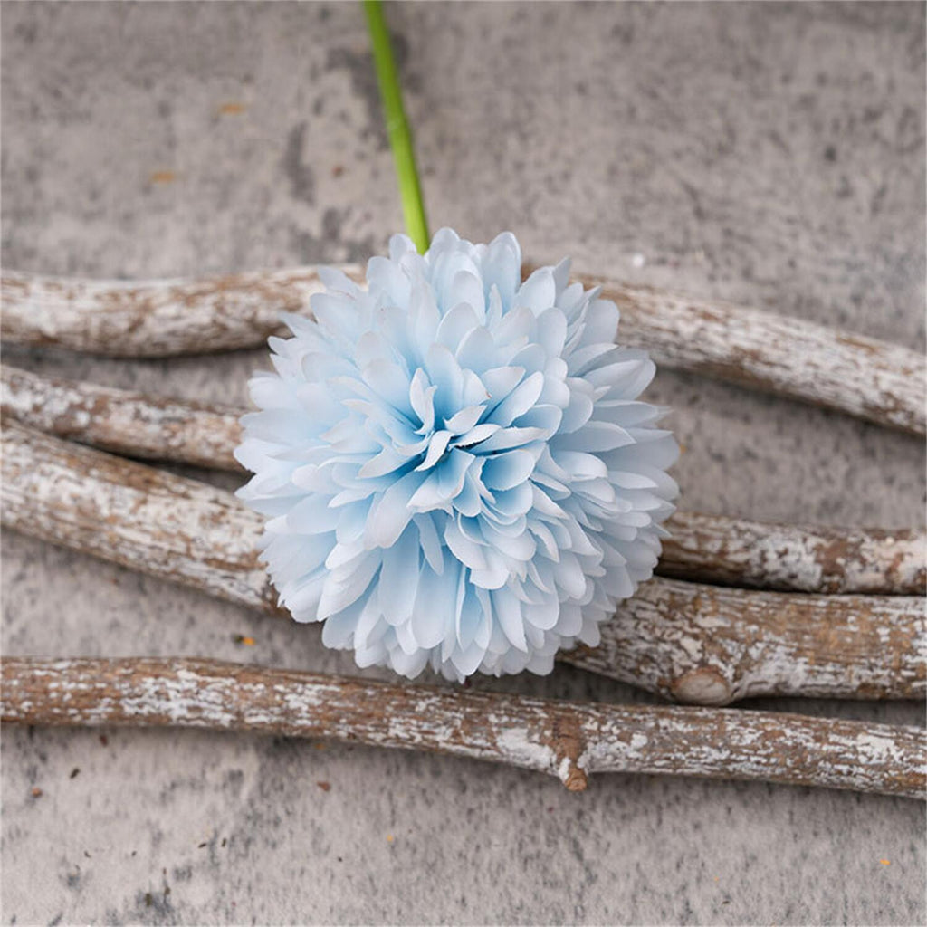 Tige de Chrysanthème Artificiel 30 cm, Fleur d'Automne en Soie Aspect Naturel pour Bouquet, Déco Rétro, Mariage, Toussaint, Vente en Gros