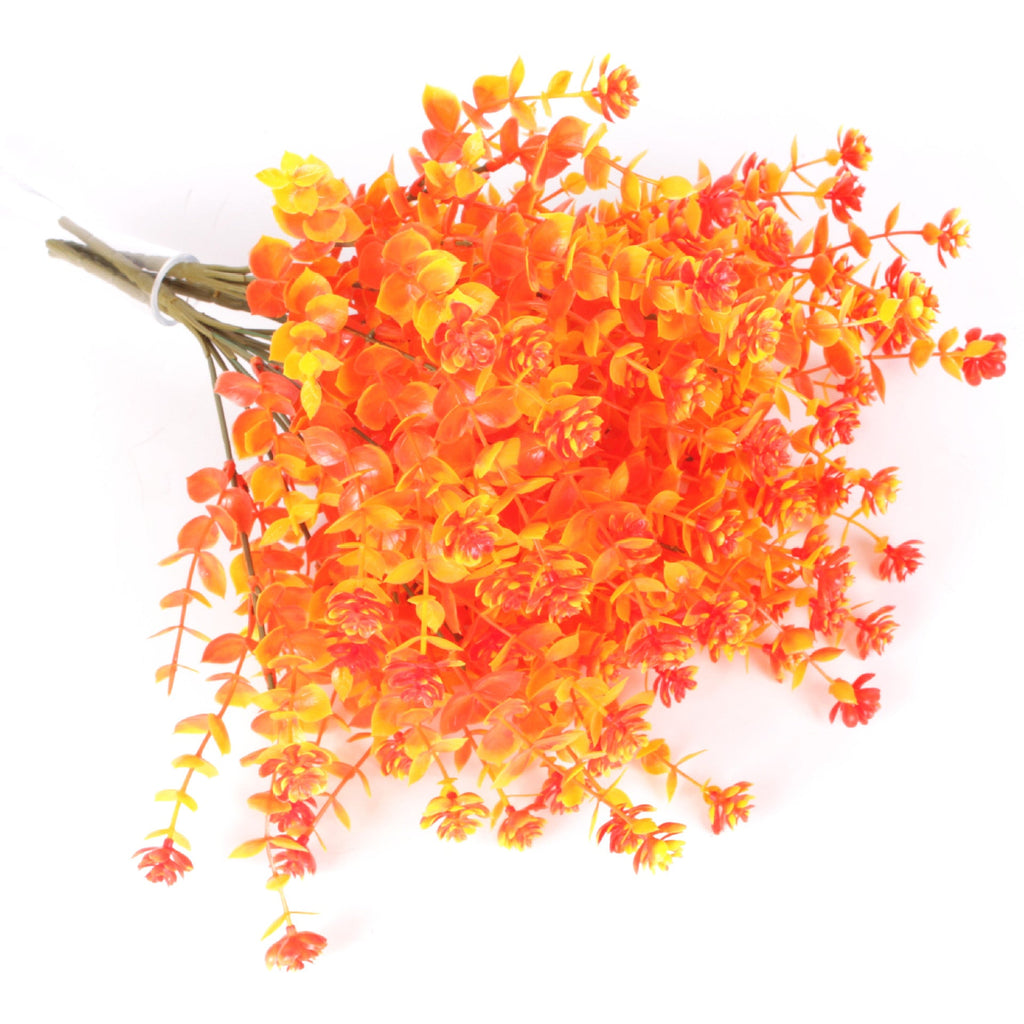 Buis Artificiel en Lot (1, 8 ou 20), 34cm, Buisson Touffu Résistant UV pour Extérieur, Faux Feuillage Réaliste, Idéal Jardin, Balcon, Jardinière