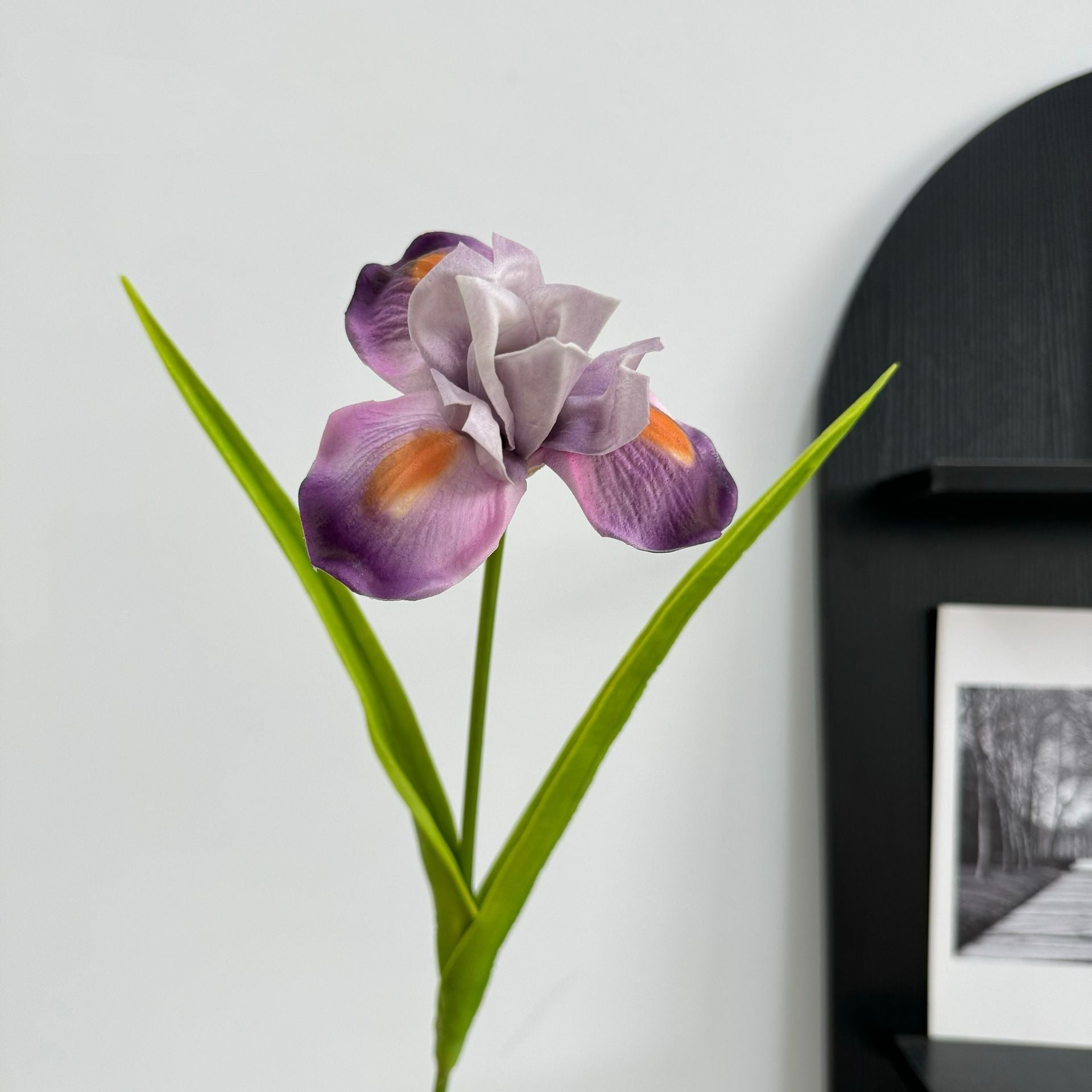 Gros vente de fleurs artificielles d'iris Touch Real de 55 cm